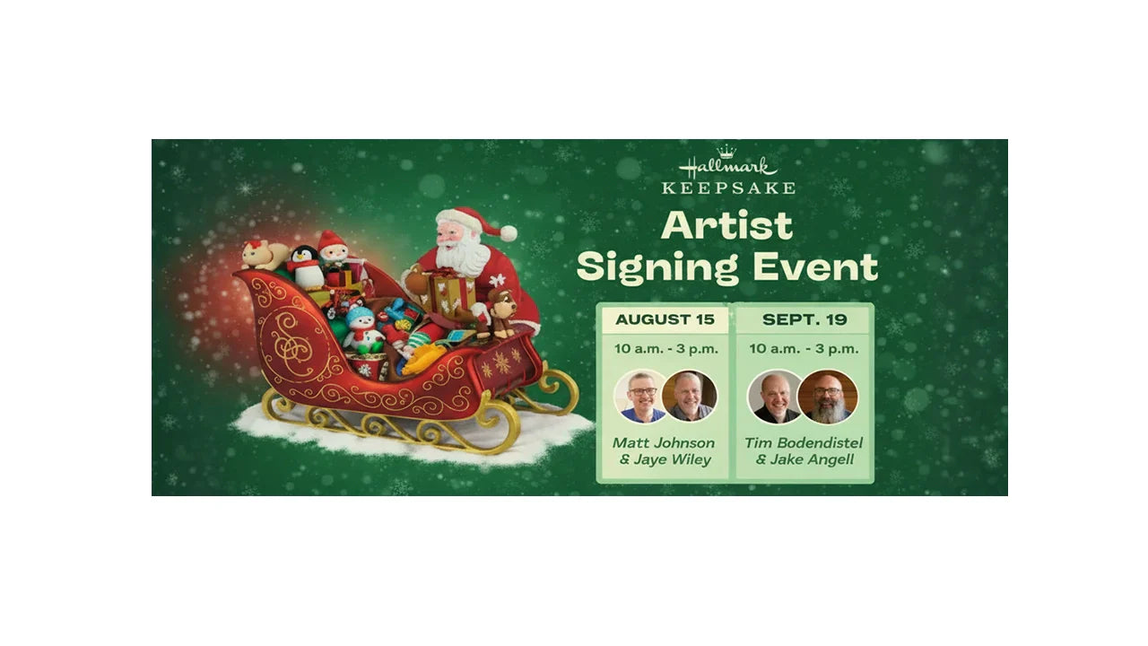 Keepsake Ornaments Artist Signing Events