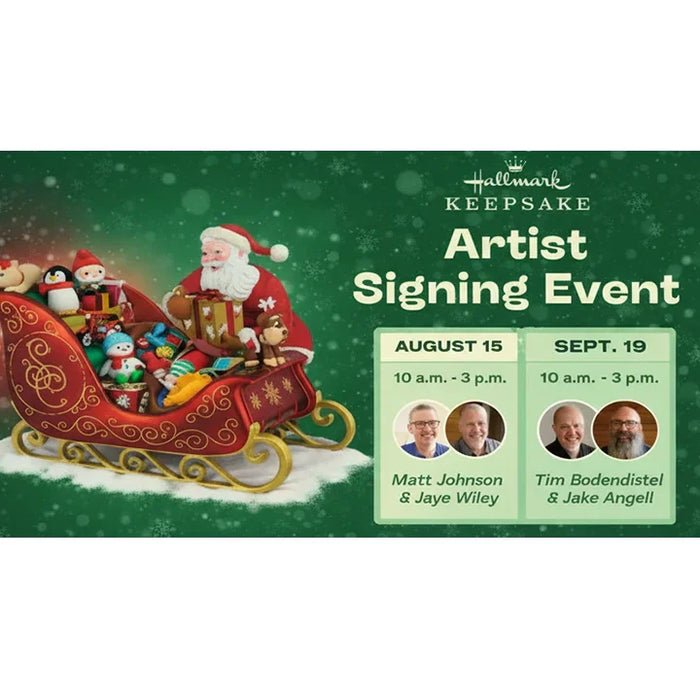 Keepsake Ornaments Artist Signing Events