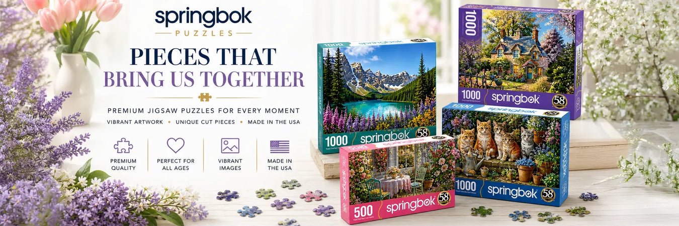 Springbok Puzzles – Premium 500 & 1000-Piece Jigsaw Puzzles for All Ages"