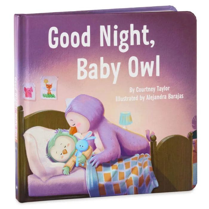 Children's book titled 'Good Night, Baby Owl' with illustrations on the cover.