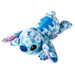 Plush toy Stitch with tropical floral pattern on a white background