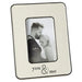  Cream colored photo frame with 'you & me' text and a couple's picture inside, on a white background.