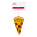 Resin Slice of Pepperoni Pizza Hallmark Ornament with hallmark tag  on a white background
