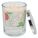 Hallmark 3 wick Candle with a Christmas-themed cookie label on a white background