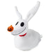 Disney Tim Burton's The Nightmare Before Christmas Zero Zip-Along Plush a white plush toy with black eyes, orange nose, and red collar on a white background