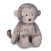 Stuffed monkey toy on a white background