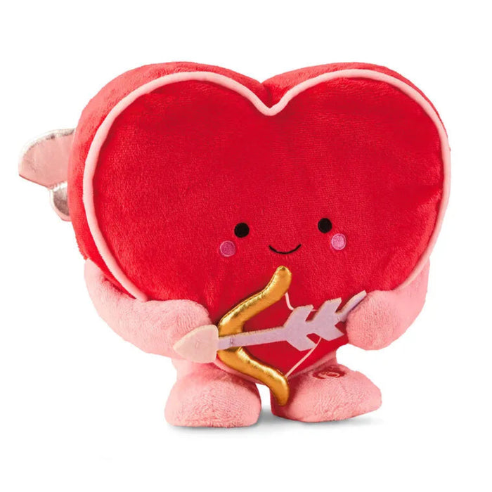 Plush Cupid Heart Valentine's Day Musical Plush With Motion, 10" H on a white background 