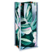 Tote bag with tropical leaf and butterfly design on a white background