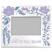  purple and white Frame inspired by the acclaimed Netflix show  Bridgerton "Love in Full Bloom "Ceramic Picture Frame