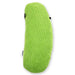 Green textured object on a white background