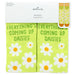Pair of socks with daisy design and 'Everything's Coming Up Daisies' text, branded as Hallmark.