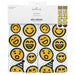Pack of socks with smiley face designs in a white box labeled 'Hallmark'.