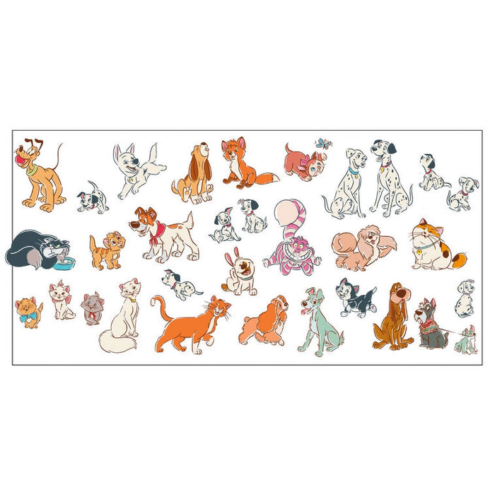 Collection of animated dog characters on a white background