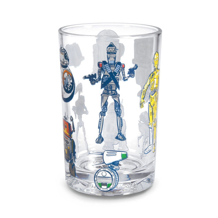 Front view of the Star Wars drinking glass