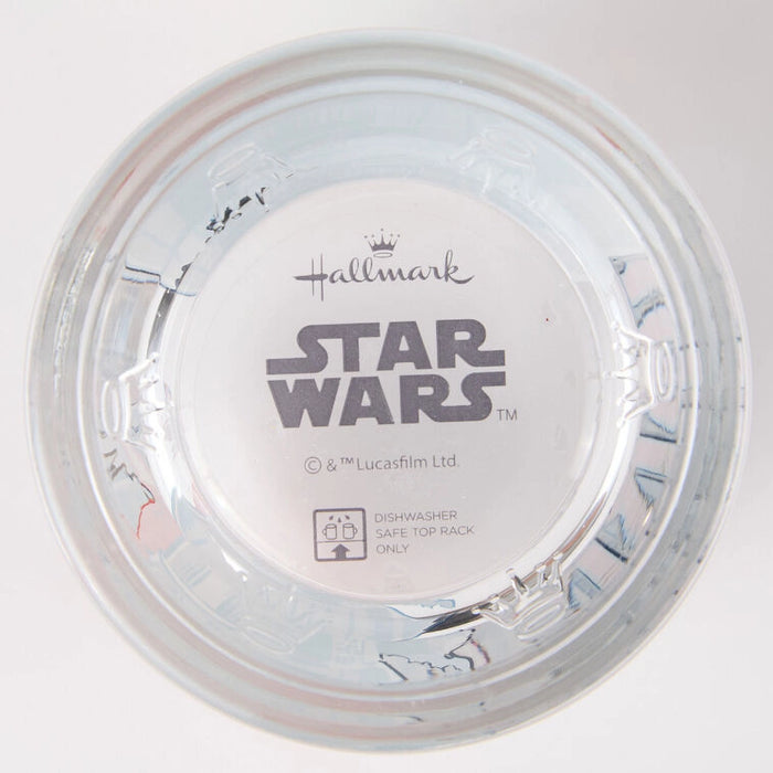 Clear plastic lid with 'Hallmark Star Wars' branding on a white background