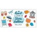 Sticker set with 'My heart is home in Stars Hollow' text and various illustrations on a white background.