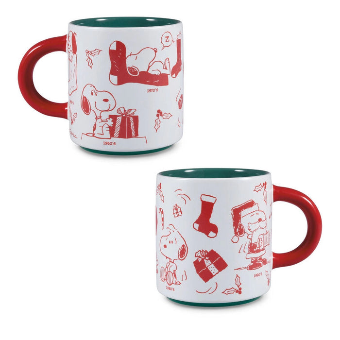Enjoy some peanuts with snoopy mug for the holidays.