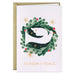 Greeting card with a dove and wreath design, featuring the text 'Season of Peace'.