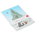 Hallmark Christmas card packaging with a snowy tree design on a white background