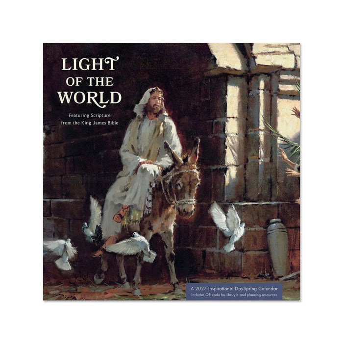 The Hallmark Light of the World 2027 Inspirational Wall Calendar fills every month with uplifting faith-based artwork and Scripture-inspired messages. 