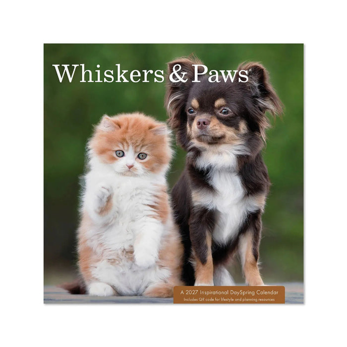 This Hallmark Whiskers and Paws 2027 Mini Wall Calendar features 12 months of heartwarming pet artwork.