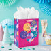 Hallmark 9.6-inch Bright Balloons on Fuchsia Medium Birthday Gift Bag featuring colorful balloon artwork and a cheerful design for birthday gifts.