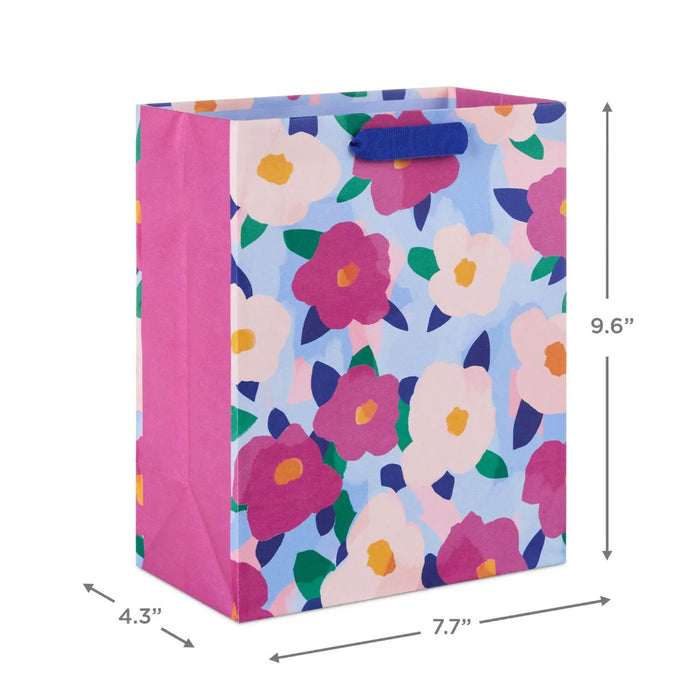 This Hallmark 9.6" Bold Floral Print Medium Gift Bag features a vibrant, bold floral print that makes your present stand out instantly.