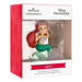 Hallmark Disney Princess Ariel Christmas ornament packaging on a white background
