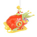 Dr. Seuss's How the Grinch Stole Christmas!™ Grinch on Sleigh Hallmark Ornament and small tree on a white background