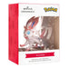 Hallmark Pokemon Sylveon Christmas ornament packaging with red and white design.