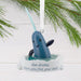  Narwhal from Elf movie ornament with a message on a Christmas tree Branch 