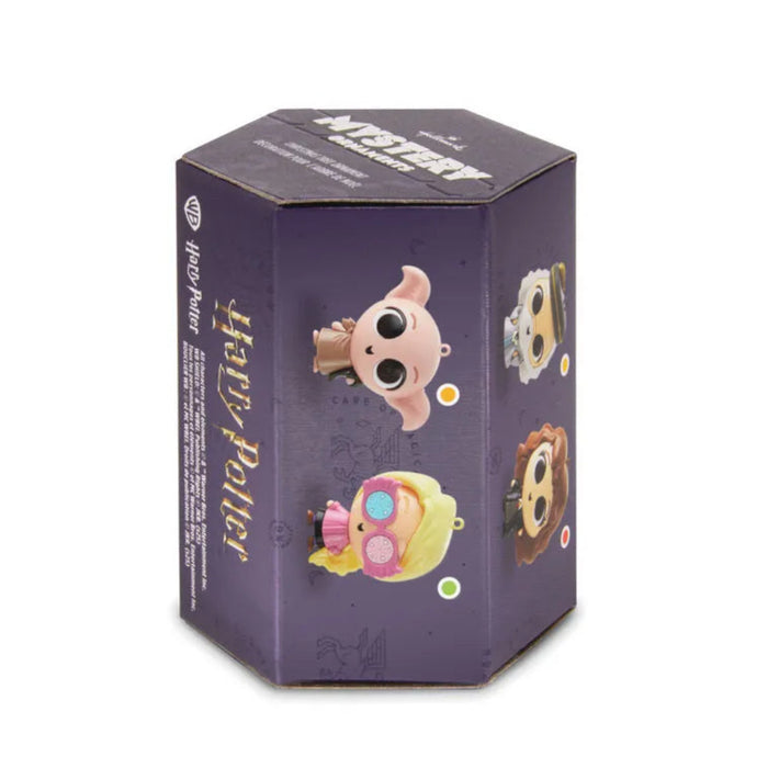 Purple packaging box with Harry Potter  cartoon characters ornaments  on a white background. Assorted no choice. 