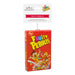 Fruity Pebbles cereal box Christmas tree ornament  with Hallmark tag on a white background