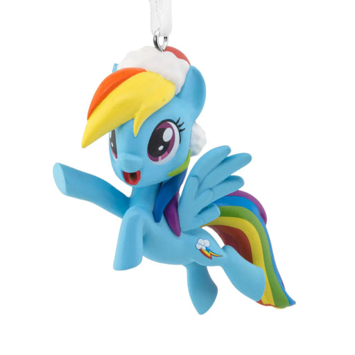 Hallmark Hasbro My Little Pony Rainbow Dash Ornament featuring the colorful pegasus character in a fun collectible design.