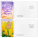 Two Easter greeting cards with colorful designs and text.