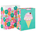 Hallmark : Flowers and Ice Cream 2-Pack Birthday Gift Bag Bundle at Annie's Hallmark