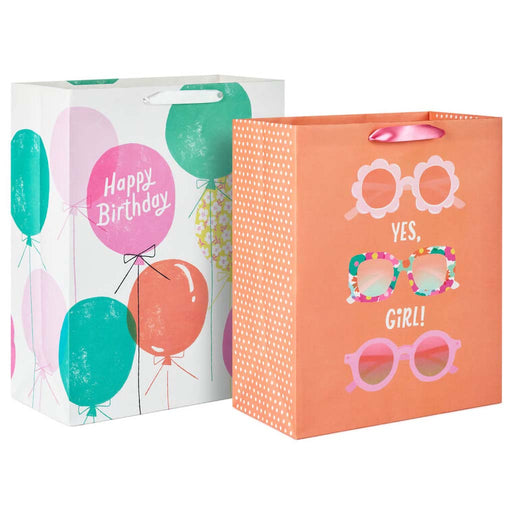 Hallmark : Sunglasses and Balloons 2-Pack Birthday Gift Bag Bundle. Shop in-store at Annie's Hallmark locations in Londonderry and Salem, NH, or explore our full selection online.