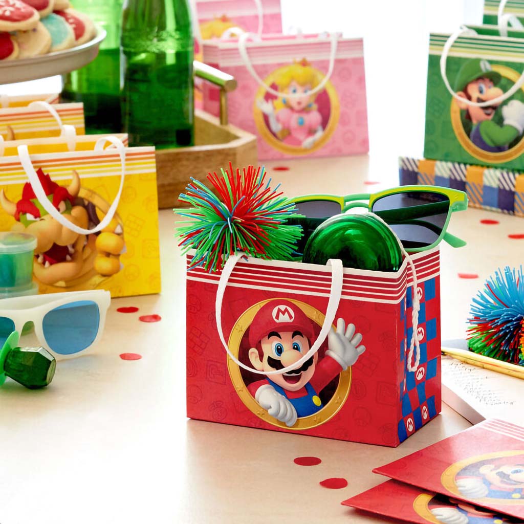 Nintendo Super Mario Gift Bag Bundle For Celebrations - Annies Hallmark ...