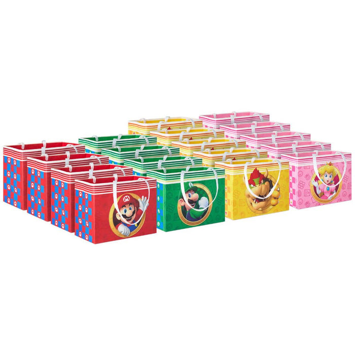 Hallmark : 4" Nintendo Super Mario™ Friends Mini Horizontal Gift Bag Bundle, Set of 18. Shop in-store at Annie's Hallmark locations in Londonderry and Salem, NH, or explore our full selection online.