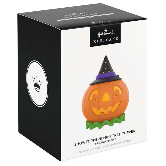 Hallmark : 2025 Keepsake Mini Halloween Time ShowToppers Musical Tree Topper With Light, 3.75" (33) - Shop in-store at Annie's Hallmark locations in Londonderry and Salem, NH, or explore our full selection online.