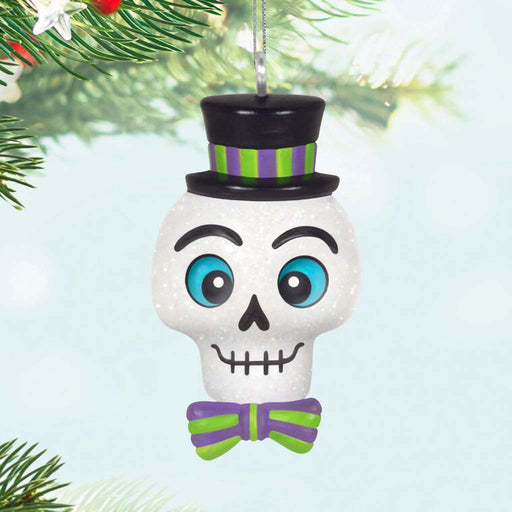 Hallmark : 2025 Keepsake Skull With Purple Green Bow Tie Keepsake Ornament - Shop in-store at Annie's Hallmark locations in Londonderry and Salem, NH, or explore our full selection online.