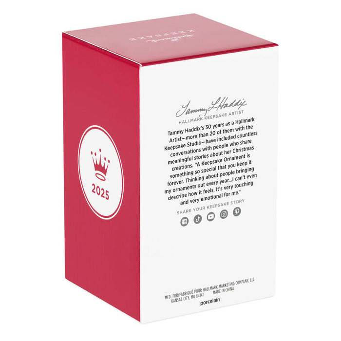 Hallmark : 2025 Keepsake Sweet Snow Boy Porcelain Ornament (331) at Annie's Hallmark