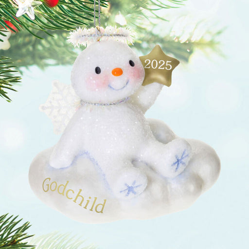 Hallmark : 2025 Keepsake Godchild Snow Angel 2025 Ornament (146) at Annie's Hallmark