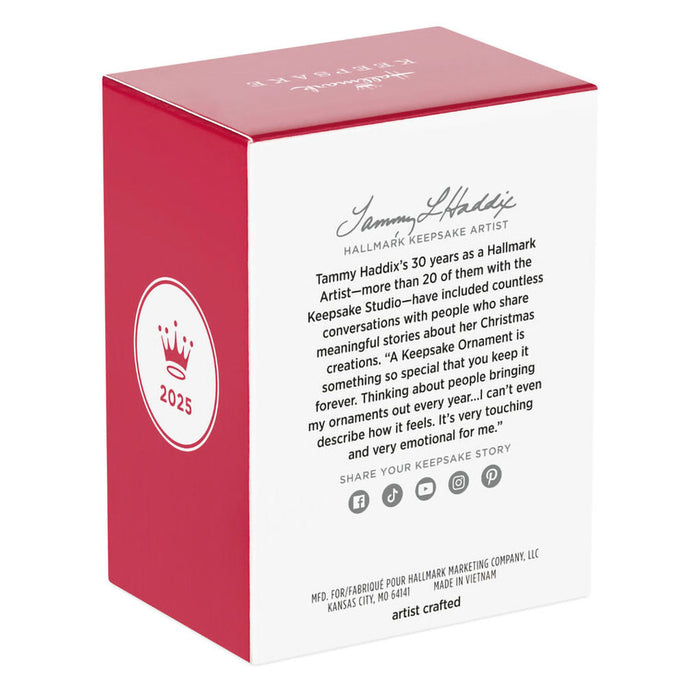 Hallmark : 2025 Keepsake Baby Girl's First Christmas Elephant 2025 Ornament (41) at Annie's Hallmark