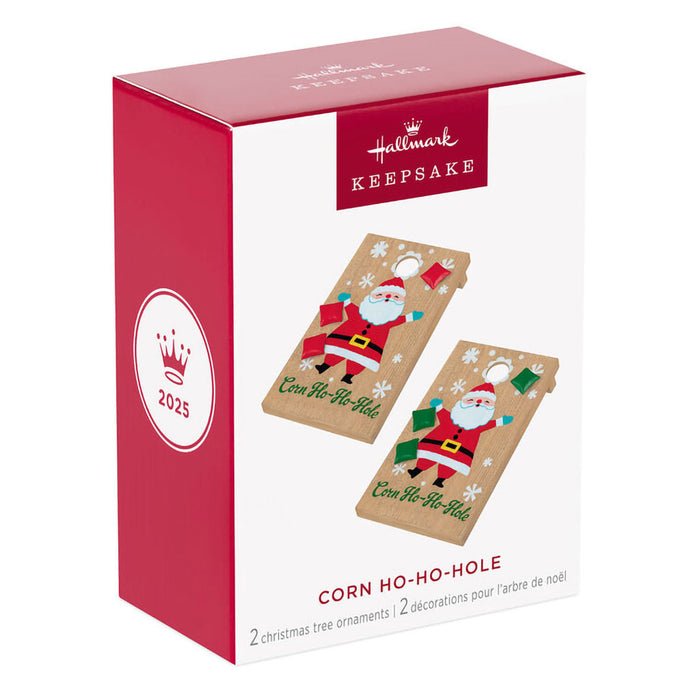 Hallmark : 2025 Keepsake Corn Ho-Ho-Hole Ornaments, Set of 2 (88) at Annie's Hallmark