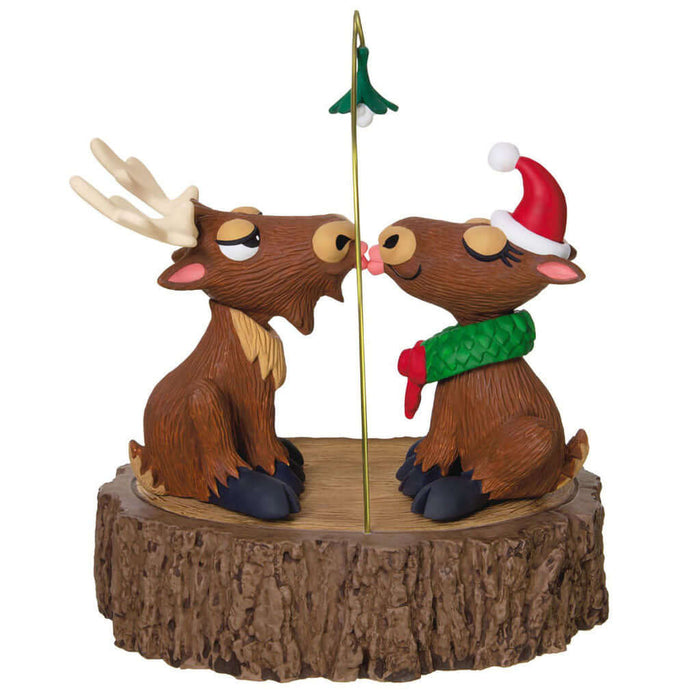 Hallmark : 2025 Keepsake Merry Kiss-Moose Musical Ornament With Motion (228) at Annie's Hallmark