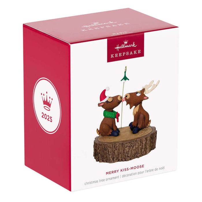 Hallmark : 2025 Keepsake Merry Kiss-Moose Musical Ornament With Motion (228) at Annie's Hallmark