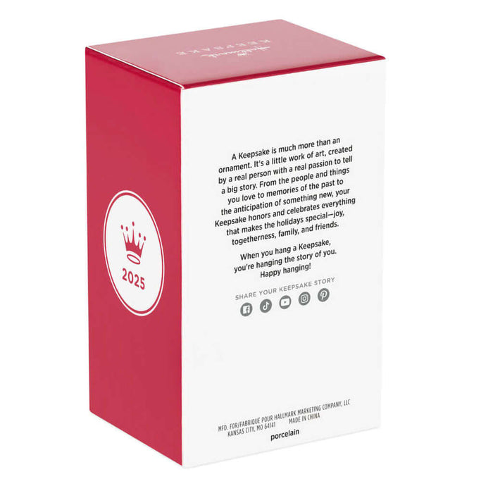 Hallmark : 2025 Keepsake Our First Christmas Together 2025 Porcelain Ornament (259) at Annie's Hallmark