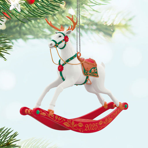Hallmark : 2025 Keepsake Rocking Horse Reindeer Keepsake Ornament (285) at Annie's Hallmark