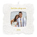 Decorative photo frame with a couple's picture and 'Best love story ever. 2026' text.
